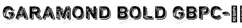 Garamond Bold GBpc字体转换